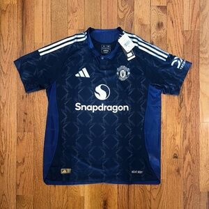 Manchester United 2024/25 Adidas Authentic Away Jersey Sizes Small & XL NEW
